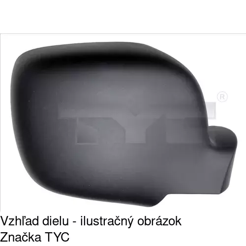 Vonkajšie zrkadlo 6062524M /POLCAR/ - obr. 5