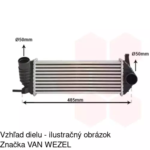 Chladiče vzduchu (Intercoolery) 6062J81X /POLCAR/ - obr. 3
