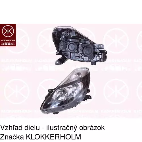 Hlavný reflektor 6064094E /POLCAR/ - obr. 5
