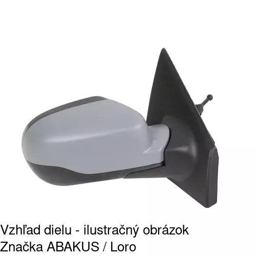 Vonkajšie zrkadlo 6064521M /POLCAR/ - obr. 3
