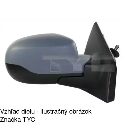Vonkajšie zrkadlo POLCAR 6064521S