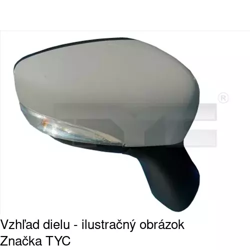 Rám vonkajšieho zrkadla 60B154PM /POLCAR/ - obr. 5