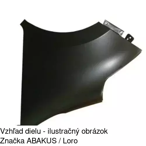 Predný blatník 60N101 /POLCAR/ - obr. 1
