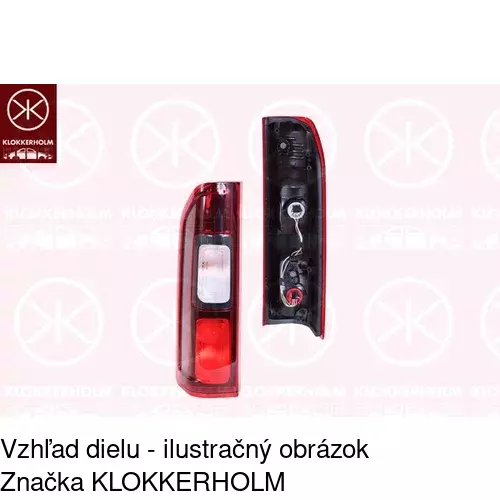 Zadné svetlo 60N287-V /POLCAR/ - obr. 1