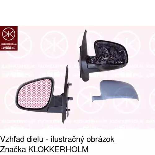 Rám vonkajšieho zrkadla 60U154PM /POLCAR/ - obr. 4