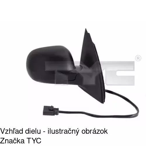 Vonkajšie zrkadlo 670552-M /POLCAR/ - obr. 2