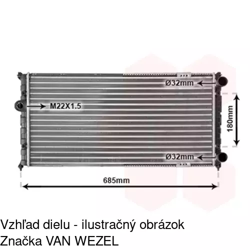 Chladiče vody 671308-4 /POLCAR/ - obr. 5