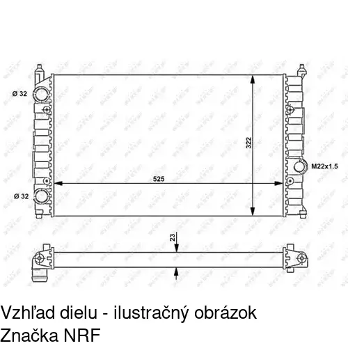 Chladiče vody POLCAR 6713083X