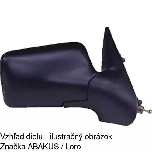Vonkajšie zrkadlo 6713514M /POLCAR/ - obr. 2