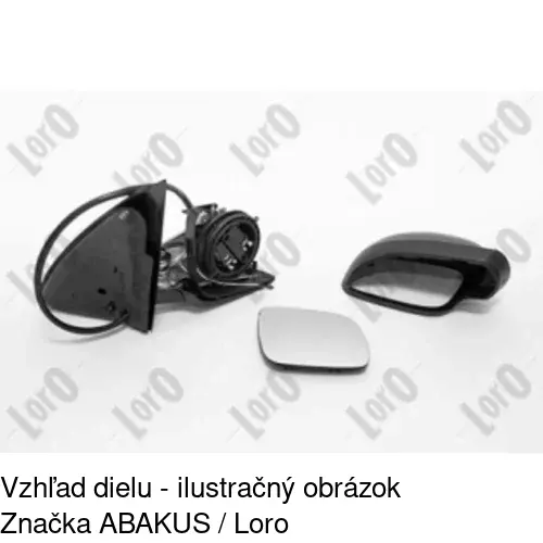 Vonkajšie zrkadlo 6714524M /POLCAR/ - obr. 2