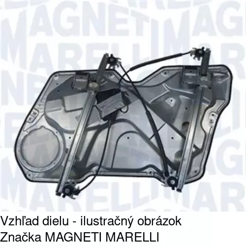 Mechanizmus sťahovania okna elektrický bez motora 6722PSG1 /POLCAR/ - obr. 4