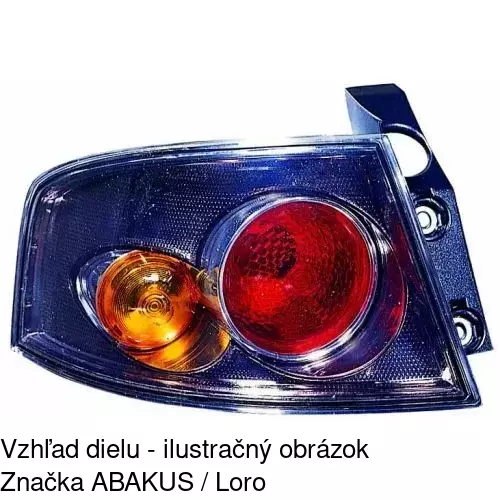 Zadné svetlo POLCAR 673188-E