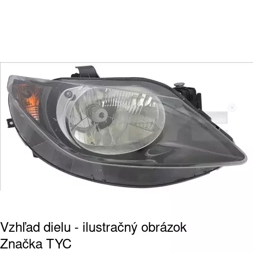 Hlavný reflektor POLCAR 673209-V