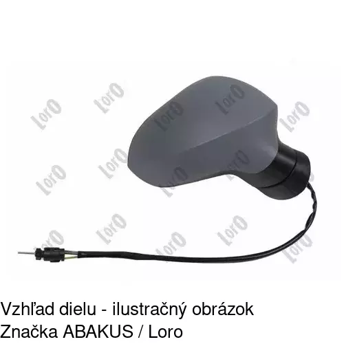 Vonkajšie zrkadlo 6732521S /POLCAR/ - obr. 4