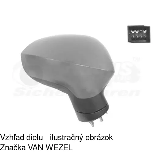Vonkajšie zrkadlo 6732524M /POLCAR/ - obr. 2
