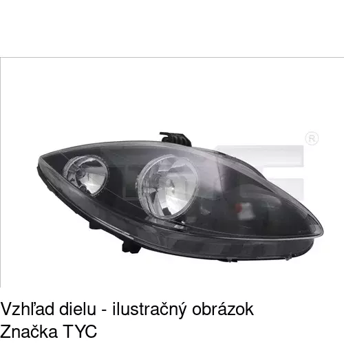 Hlavný reflektor 6755092V /POLCAR/ - obr. 1