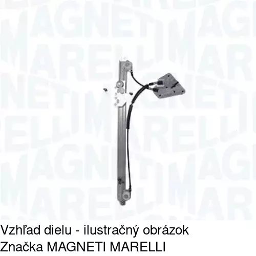 Mechanizmus sťahovania okna elektrický bez motora 6755PSG3E /POLCAR/ - obr. 1