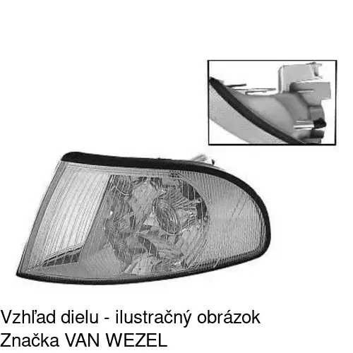 Objímka žiarovky prednej smerovky POLCAR 6910199E