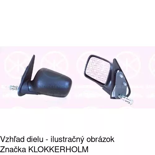 Vonkajšie zrkadlo 6910511E /POLCAR/ - obr. 1