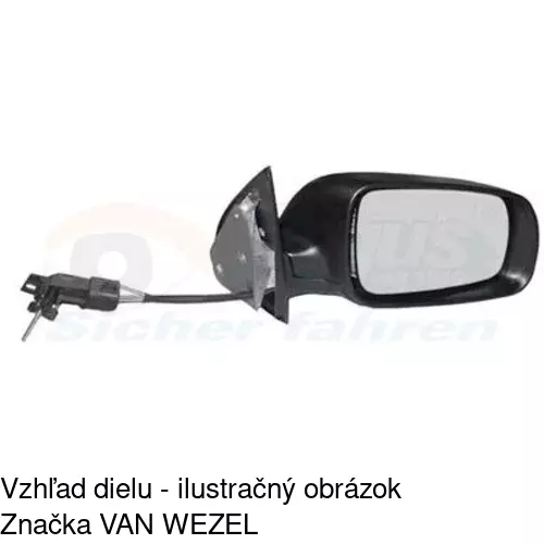 Vonkajšie zrkadlo 6913522M /POLCAR/ - obr. 3