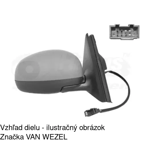 Vonkajšie zrkadlo 6915525M /POLCAR/ - obr. 3