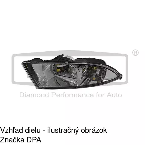 Hmlové svetlo - predné 691630-H /POLCAR/ - obr. 1