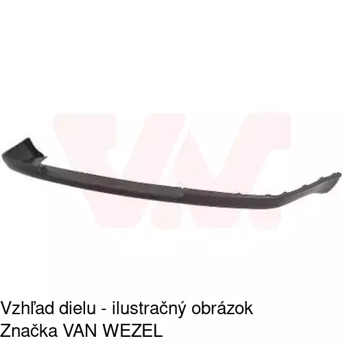 Spojler predného nárazníka 692025 /POLCAR/ - obr. 1