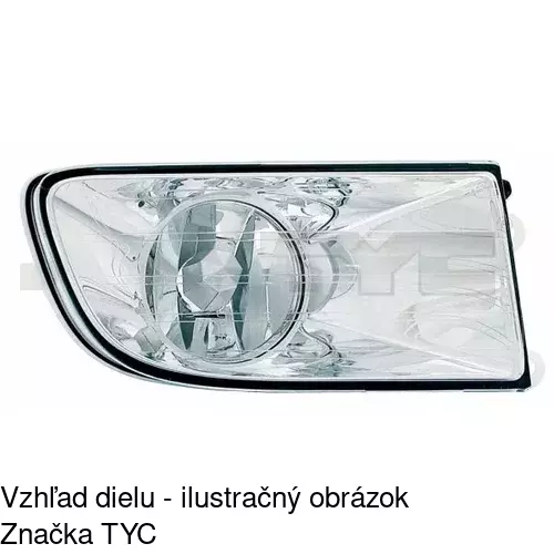 Hmlové svetlo - predné POLCAR 6922301E