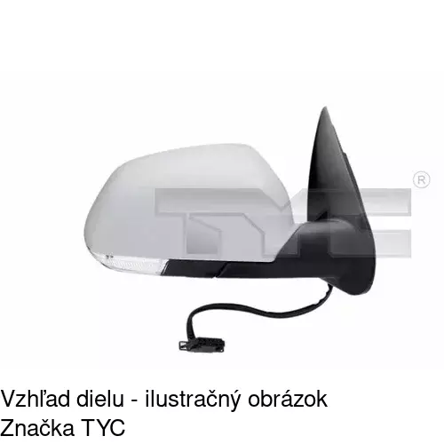 Vonkajšie zrkadlo 6922526E /POLCAR/ - obr. 5
