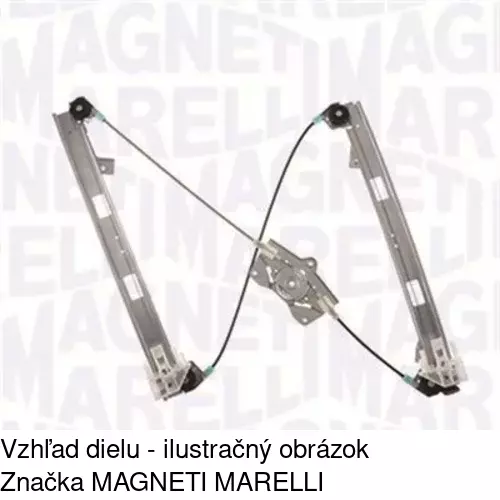 Mechanizmus sťahovania okna elektrický bez motora 6922PSG2 /POLCAR/ - obr. 3