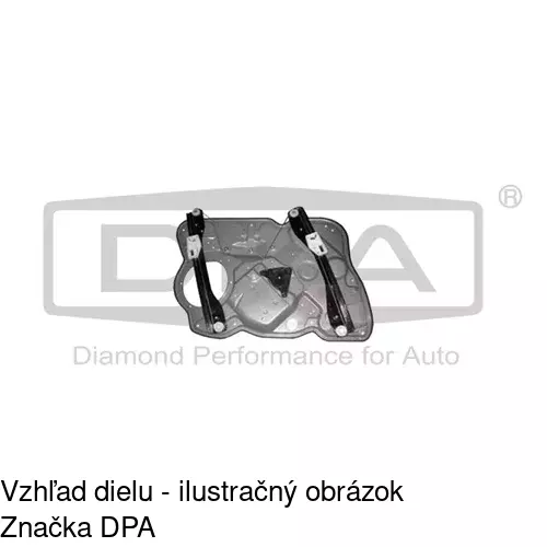 Mechanizmus sťahovania okna elektrický bez motora 6922PSG2 /POLCAR/ - obr. 5