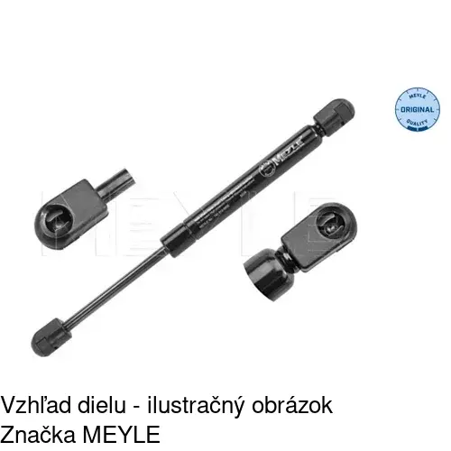 Plynová pružina 6925AB /POLCAR/ - obr. 2