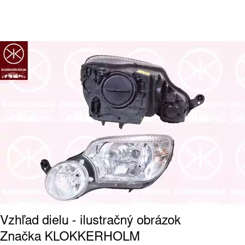 Hlavný reflektor 693509-E /POLCAR/ - obr. 1