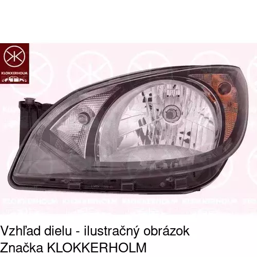Hlavný reflektor 69A109-E /POLCAR/