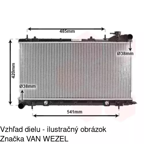 Chladiče vody 721108-2 /POLCAR/ - obr. 1