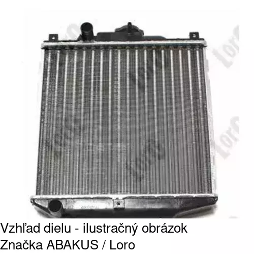 Chladiče vody 7403081K /POLCAR/ - obr. 3