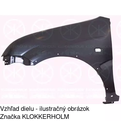Predný blatník 742001 /POLCAR/