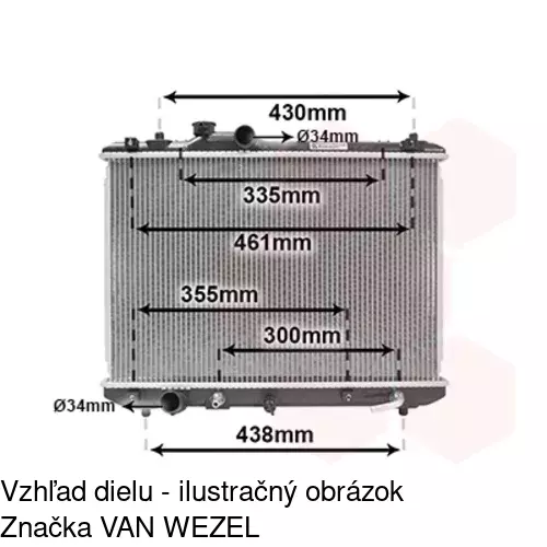 Chladiče vody 742308-2 /POLCAR/ - obr. 1