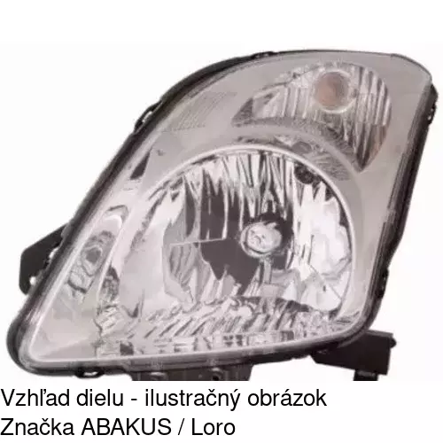 Hlavný reflektor 7423100E /POLCAR/ - obr. 5