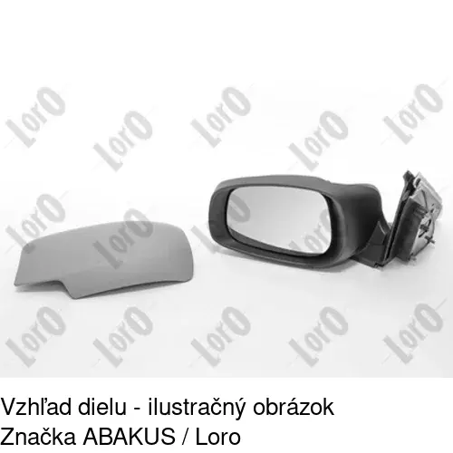 Vonkajšie zrkadlo 742351-M /POLCAR/ - obr. 1