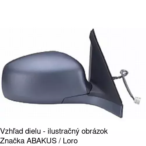 Vonkajšie zrkadlo 7423514M /POLCAR/ - obr. 3