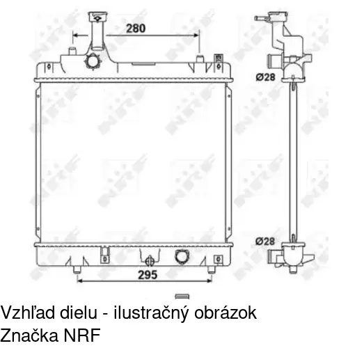 Chladiče vody POLCAR 7431081K