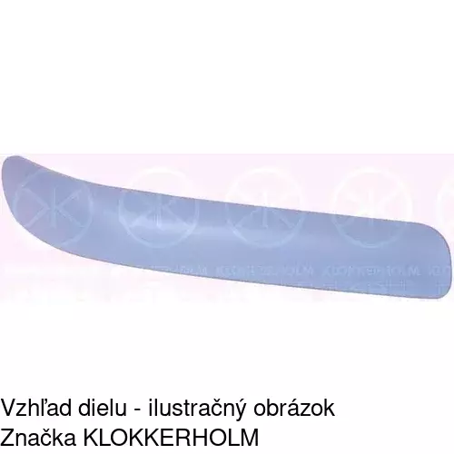 Lišta nárazníka 810496-5 /POLCAR/ - obr. 1