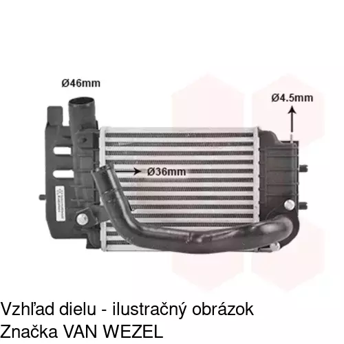 Chladiče vzduchu (Intercoolery) 8105J8-1 /POLCAR/ - obr. 2