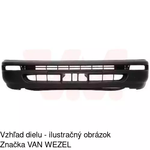 Predný nárazník POLCAR 811007