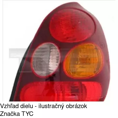 Zadné svetlo POLCAR 8112872E
