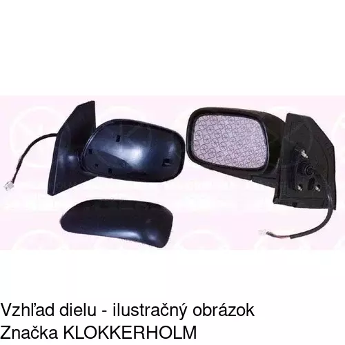 Vonkajšie zrkadlo 8114516E /POLCAR/ - obr. 1