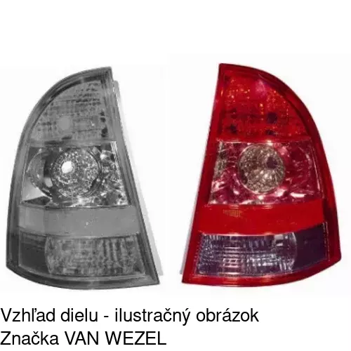 Zadné svetlo 8115883E /POLCAR/ - obr. 1
