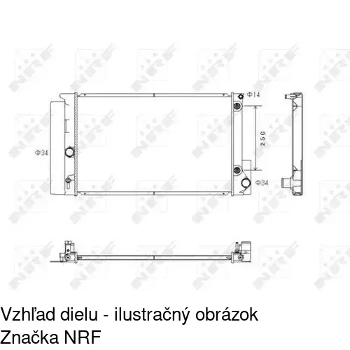 Chladiče vody 811608-2 /POLCAR/ - obr. 2
