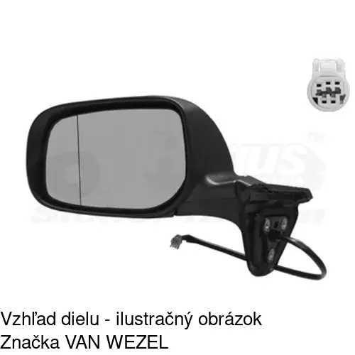 Vonkajšie zrkadlo 8116515E /POLCAR/ - obr. 5
